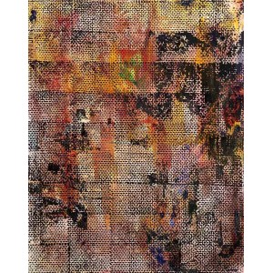 Mariya Shaikh, 30 x 36 inches, Acrylic on Canvas, Abstract Painting, AC-MSH-002